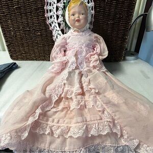 Regal Manufacturing Co Kiddie Pal Dolly 18”Composition Doll Early 1900’s